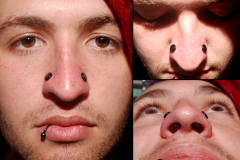 Paired 5mm nostrils